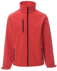 PAYPER DUBLIN 001248-0355 / Jachetă softshell lungă pentru bărbați - roșie 4XL (0012480355030004XL)
