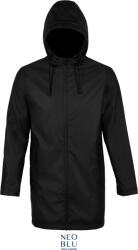 Neoblu 3174 ANTOINE MEN / Jachetă cerată impermeabilă pentru bărbați - negru intens 4XL (243174n1114)