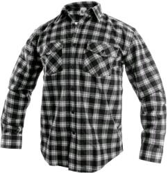 CANIS SAFETY a. s CXS TOM / Cămașă bărbătească, mânecă lungă - gri/negru 43/44 43-44 (166000171044)