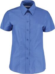Kustom Kit KK 360 / Cămașă Oxford de damă cu mânecă scurtă - albastru italian XXL (430360ag32g)