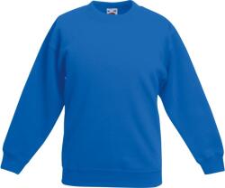 Fruit of the Loom CLASSIC KIDS SET-IN SWEAT / Hanorac pentru copii - albastru regal 140 (162041450a6)