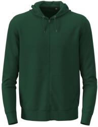 Stedman CLASSIC ZIP HOODIE ST4500 / Hanorac unisex cu fermoar - verde sticlă L (ST4500BOGL)