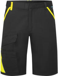 Portwest CD114 / Pantaloni scurți de lucru nemagnetici pentru bărbați - negru/gri UK 30/EU 46 (CD114BYR30)