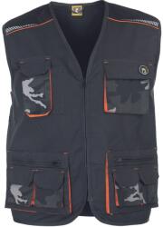 ČERVA EXPORT IMPORT a. s CERVA EMERTON STRETCH / Vestă elastică bărbătească, extrem de rezistentă - gri/camuflaj 56 (03550010G5056)