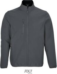 SOL´S FACTOR / Jachetă din fleece pentru bărbați - gri cărbune S (25382323801)