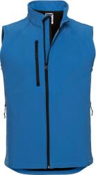 Russell Athletic 141M / Vestă softshell bărbătească cu 3 straturi - albastru azur XXL (10141M16205)