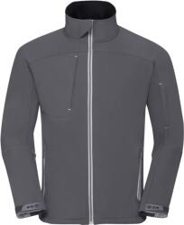Russell Athletic 410M / Jachetă softshell Bionic cu 3 straturi pentru bărbați - gri fier M (10410Ml0702)