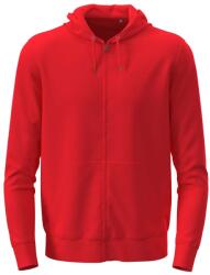 Stedman CLASSIC ZIP HOODIE ST4500 / Hanorac unisex cu fermoar - roșu stacojiu XL (ST4500SREXL)