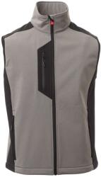 PAYPER CORK S00360-P114 / Vestă softshell bicoloră pentru bărbați - fumuriu/negru 5XL (S00360P114130105XL)