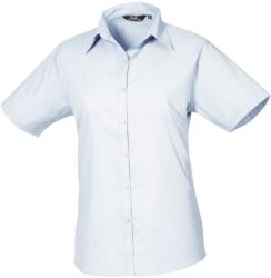 Premier PR 302 / Cămașă cu mânecă scurtă din poplin pentru femei - albastru deschis L (3903020372e)