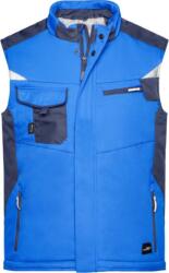 Daiber JN 825 / Vestă softshell de lucru de iarnă - albastru regal/bleumarin XS (02082588500)