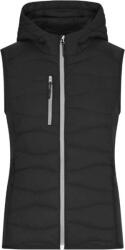 Daiber JN 1327 / Vestă elastică din fleece pentru femei - negru/negru M (02132780802)