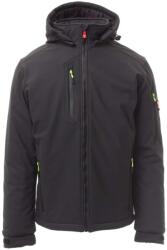 PAYPER CREEK PAD S00330-0489 / Jachetă softshell izolată cu glugă detașabilă - antracit/negru M (S00330048913044M)