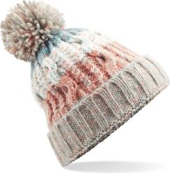 Beechfield B 486 TIRBUȘ / Căciulă tricotată cu pompom - mix pentru milkshake Universal (530486abn99)