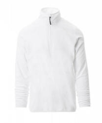 PAYPER SOFT+ 001294-0070 / Hanorac unisex ușor din fleece cu fermoar pe jumătate - alb S (001294007000000S)