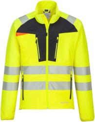 Portwest HI-VIS DX481 / Strat de bază, reflectorizant, croială slim - HV galben/negru 5XL (DX481YBR5XL)