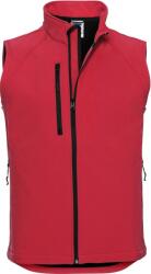 Russell Athletic 141M / Vestă softshell bărbătească cu 3 straturi - roșu clasic M (10141M24802)
