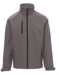 PAYPER DUBLIN 001248-0355 / Jachetă softshell lungă pentru bărbați - gri oțel XL (001248035513008XL)