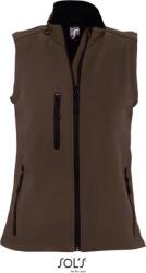 SOL´S RALLYE / Vestă softshell cu 3 straturi pentru femei - ciocolată neagră S (25680126001)