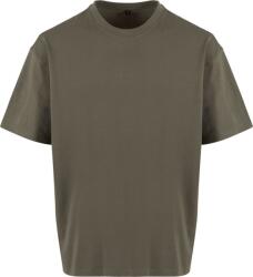 New Morning Studio NEW MORNING STUDIOS NM 003 / Tricou unisex supradimensionat din bumbac gros - măsliniu XXS (57000355019)