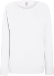 Fruit of the Loom LADY-FIT LW RAGLAN SWEAT / Hanorac de damă cu mâneci raglan - alb XXL (16214600105)