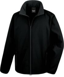 RESULT R 231M / Jachetă softshell bărbătească cu 2 straturi - negru/negru M (30231M80802)