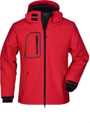 Daiber JN1000 / Jachetă softshell de iarnă cu 3 straturi pentru bărbați - roșu S (02100000401)