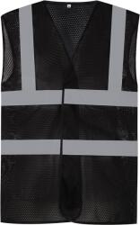 Yoko Vestă de siguranță YOKO HI-VIS HVW120 / Plasă - neagră XL (79W12000204)