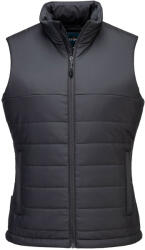 Portwest INSULATED BAFFLE GILET S607 / Vestă impermeabilă pentru femei - gri metalizat, mărimea L (S607MGRL)