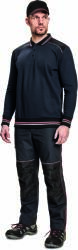 ČERVA EXPORT IMPORT a. s CERVA KNOXFIELD POLO / Hanorac cu guler - antracit/roșu S (03060066A0001)