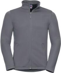 Russell Athletic 040M / Jachetă softshell bărbătească cu 2 straturi - gri convoi L (10040M25303)