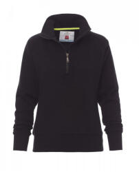 PAYPER MIAMI+ LADY 000002-0001 / Hanorac cu fermoar pe jumătate pentru femei - negru XL (000002000114000XL)