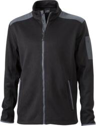Daiber JN 591 / Jachetă tricotată din fleece pentru bărbați - negru/carbon XXL (02059180905)