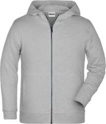 Daiber JN 8026K / Hanorac cu fermoar pentru copii - gri heather S (02826K03401)