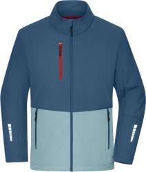 Daiber JN 1886 / Jachetă softshell unisex cu 3 straturi - albastru închis/albastru oțel S (021886as801)