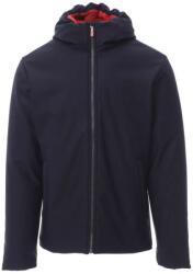 PAYPER OREGON 001517-0489 / Jachetă softshell de iarnă cu glugă - bleumarin/roșu S (001517048908023S)