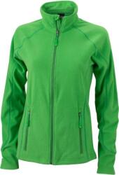 Daiber JN 596 / Jachetă structurată din fleece pentru femei - verde/verde închis S (020596i9101)