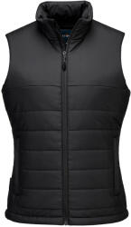 Portwest INSULATED BAFFLE GILET S607 / Vestă impermeabilă pentru femei - neagră, mărimea L (S607BKRL)