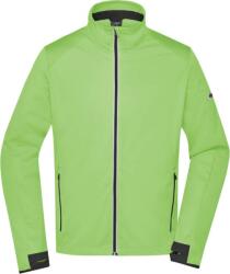 Daiber JN 1126 / Jachetă softshell bărbătească cu 3 straturi - verde aprins/negru XXL (021126r0005)