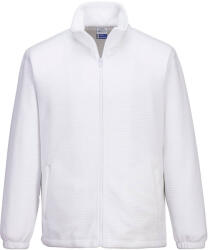 Portwest AS26 / Hanorac antistatic din fleece ESD - alb XS (AS26WHRXS)