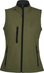SOL´S RALLYE / Vestă softshell cu 3 straturi pentru femei - mărimea L militară (25680154903)