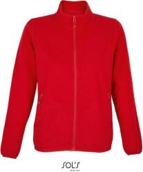 SOL´S FACTOR / Jachetă din fleece pentru femei - roșie XXL (25382400405)