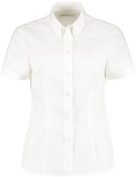 Kustom Kit KK 701 / Cămașă Oxford pentru femei cu mânecă scurtă - albă 5XL (4307010012j)