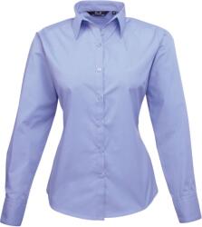 Premier PR 300 / Cămașă poplin cu mânecă lungă pentru femei - albastru mediu XXXL (390300c452h)