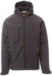PAYPER GALE PAD S00515-P114 / Jachetă softshell de iarnă cu glugă - antracit/negru XXXL (S00515P114130443XL)