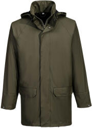 Portwest FLEXATEX CHEM S651 / Jachetă impermeabilă pentru bărbați - culoarea nopții de pădure L (S651FNRL)