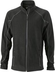Daiber JN 597 / Jachetă structurată din fleece pentru bărbați - negru/carbon M (02059780902)