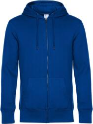 B&C be inspired B&C KING ZIPPED HOOD / Hanorac cu fermoar bărbătesc - albastru regal, mărimea S (01U03K05001)