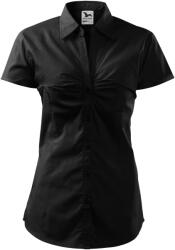 MALFINI, a. s MALFINI CHIC 214 / Cămașă cu mânecă scurtă pentru femei - negru L (2140115)