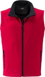 Daiber JN 1128 / Vestă softshell bărbătească - roșu/negru M (02112887602)